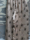Mutedance 25 Autumn and Winter Elastic Wide Waist Drawstring Casual Pants Series Floral Dye MD-MD25FW74-khaki (MD25FW71)